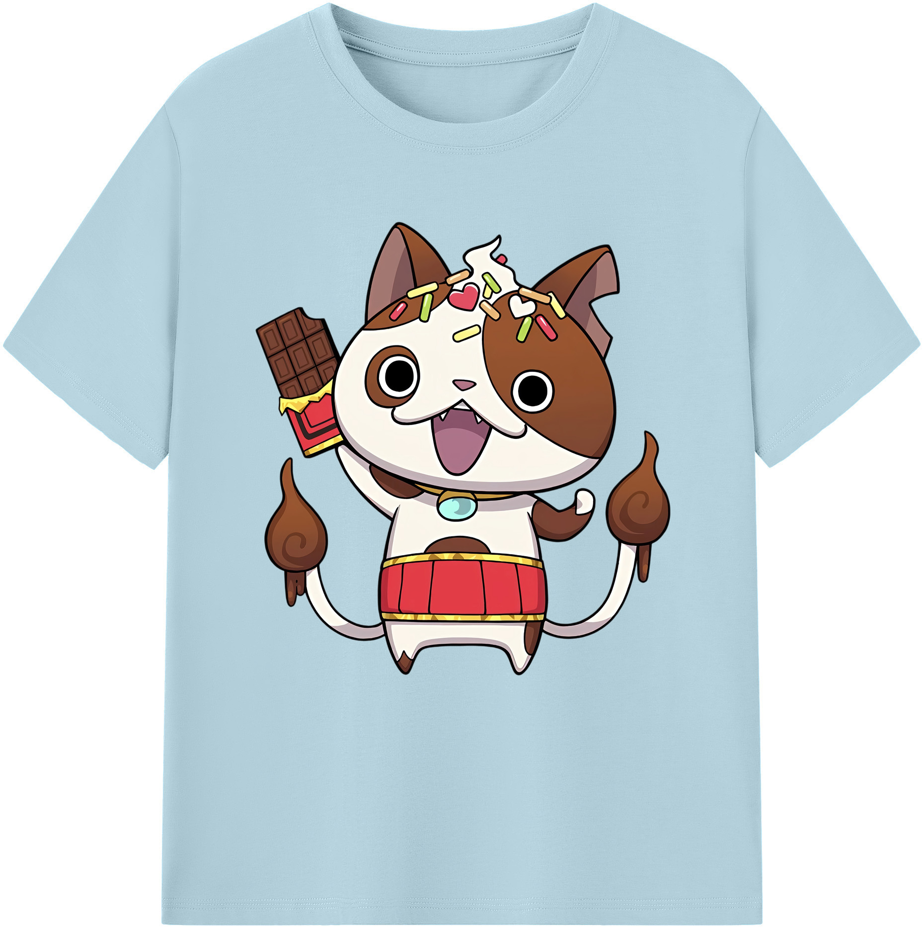 （画像用） 妖怪ウォッチ Yo-kai Watch 綿100％半袖Tシャツ（フロントプリント）